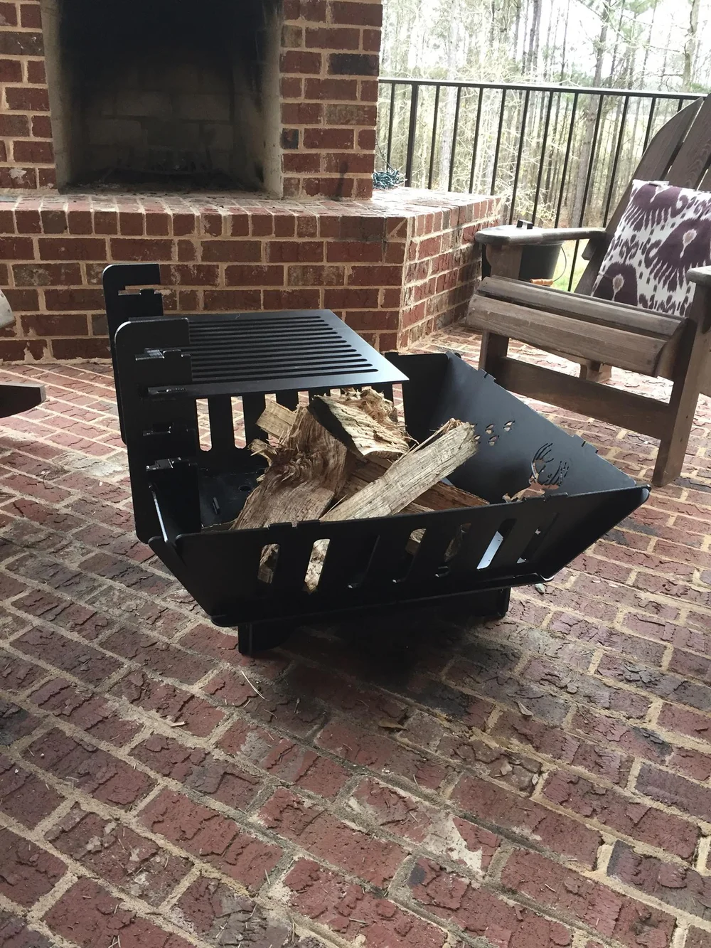 portable brick fire pit on Portable Fire Pit Kross Outdoors