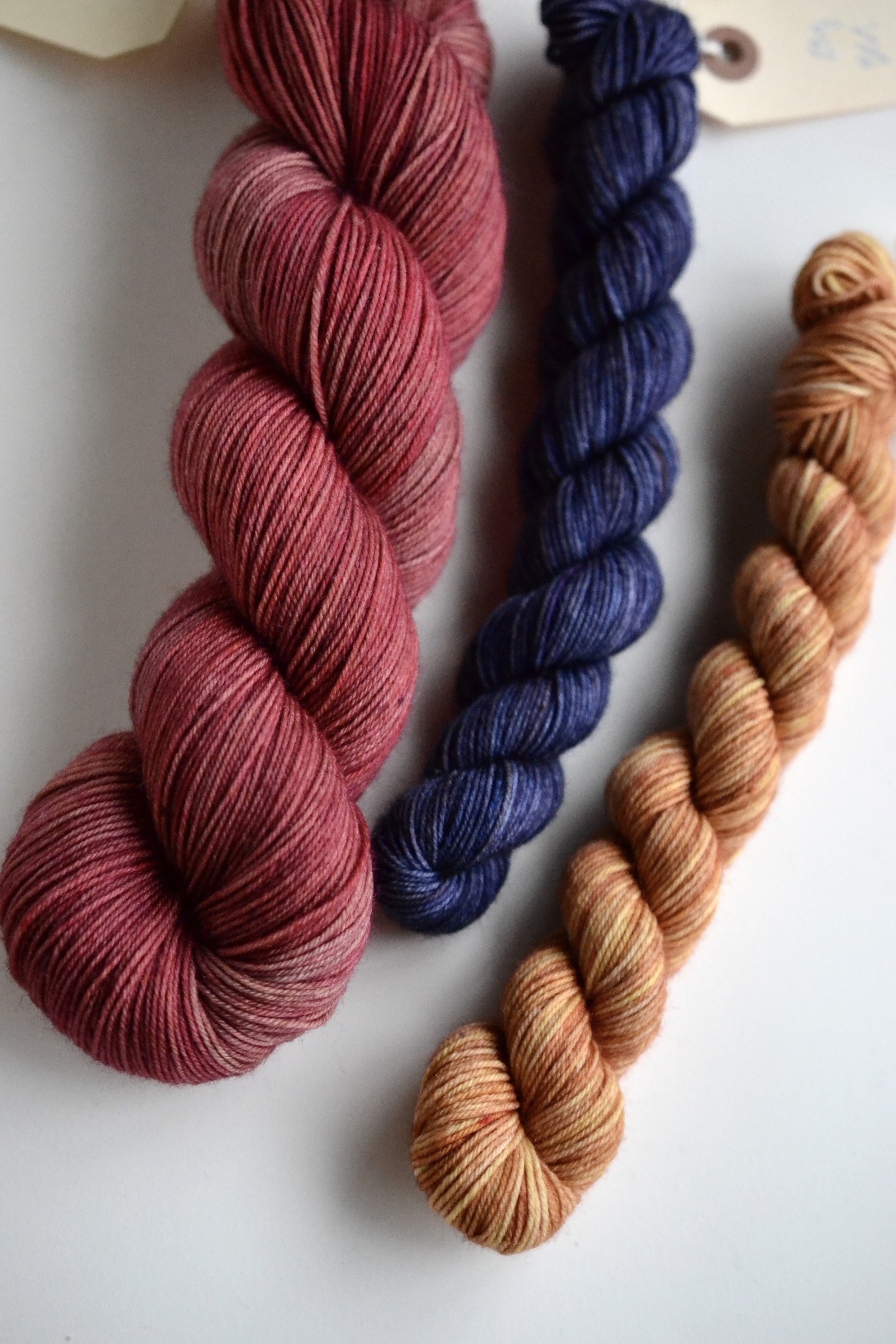 one-off sock kit: MC - Eclipse CC - Blot + Canyon
