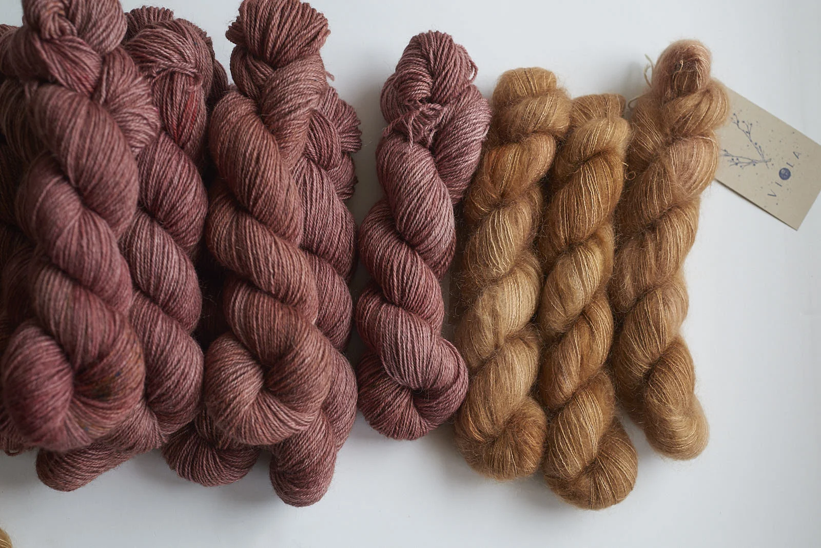 Fireside Shadow DK with Down to the Wire Mohair Lace