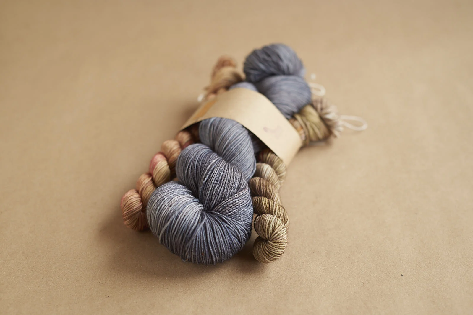 Midnight with Rose Gold Dust and Oyster Sock Minis