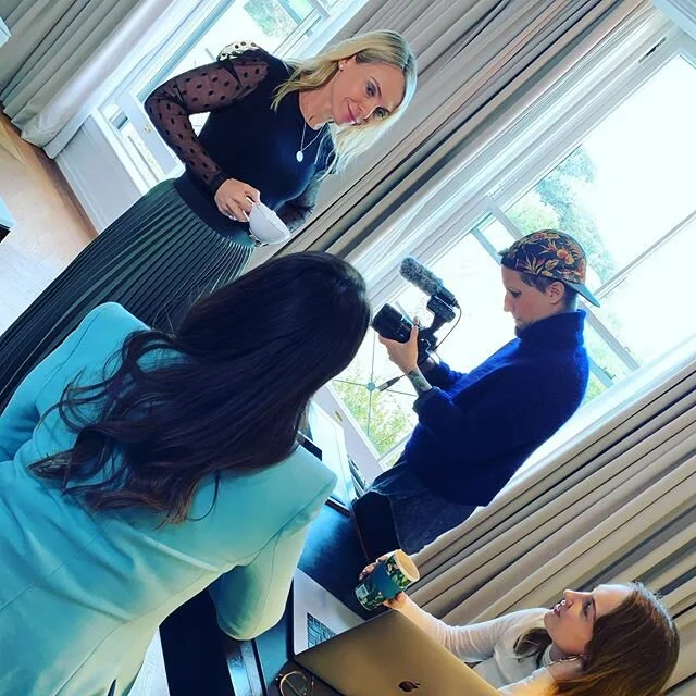 We are always rolling for some awesome B-rolls! 🎥😏👍 Teams are having so much fun, when you are working with great people it&rsquo;s no work at all! 😆💃 #filming leadership learning development #masterclass #onlinelearning #selfawareness #practica