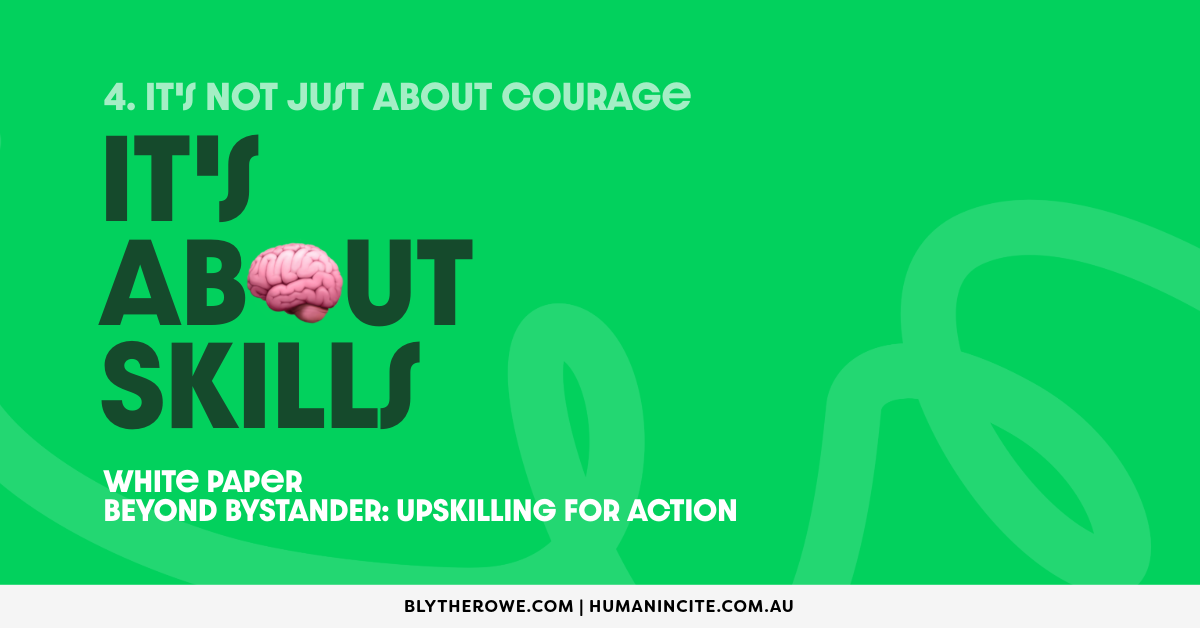 It's Not Just About Courage - It's About Skills 🧠