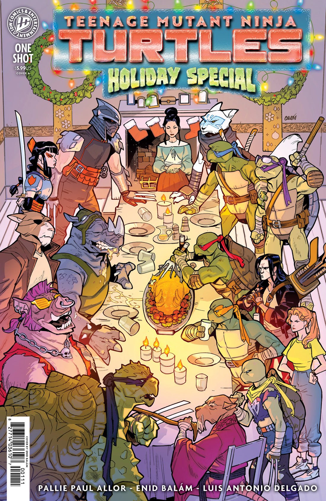 Teenage Mutant Ninja Turtles Holiday Special comic cover