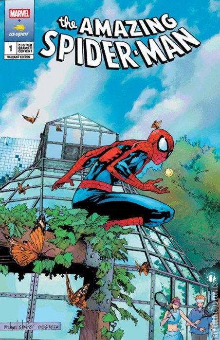 The Amazing Spider-Man x US Open 2026 comic cover