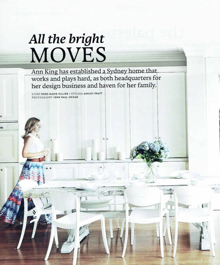 House and Garden: Ann King Home Feature