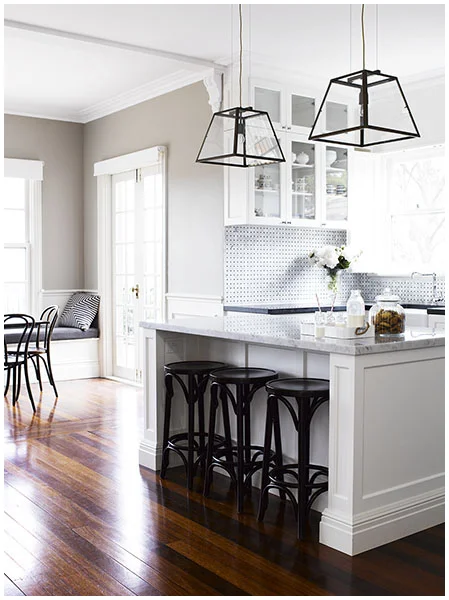 A family kitchen in Mosman . (Amanda Prior Photography)