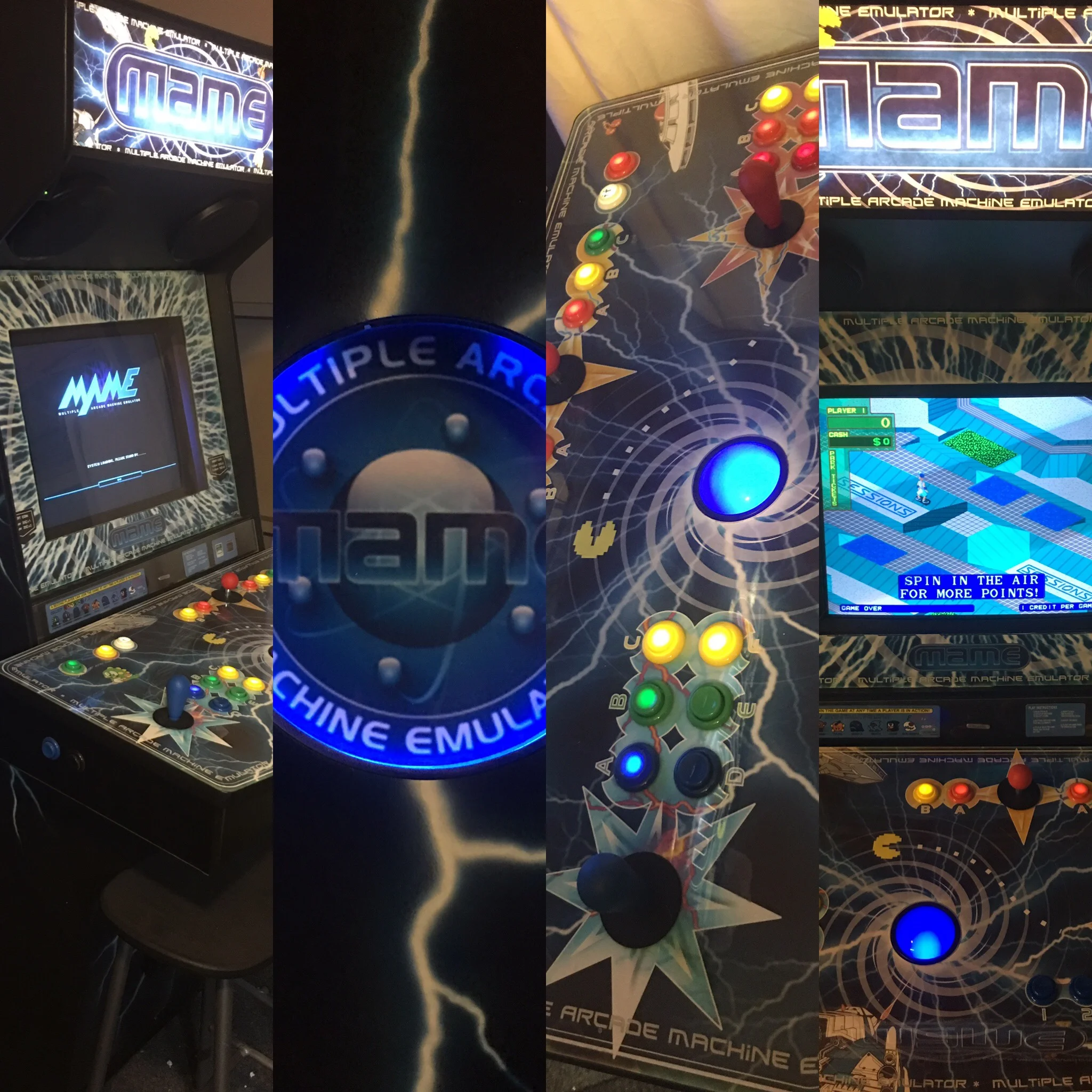 Standup Retro Arcade Machine