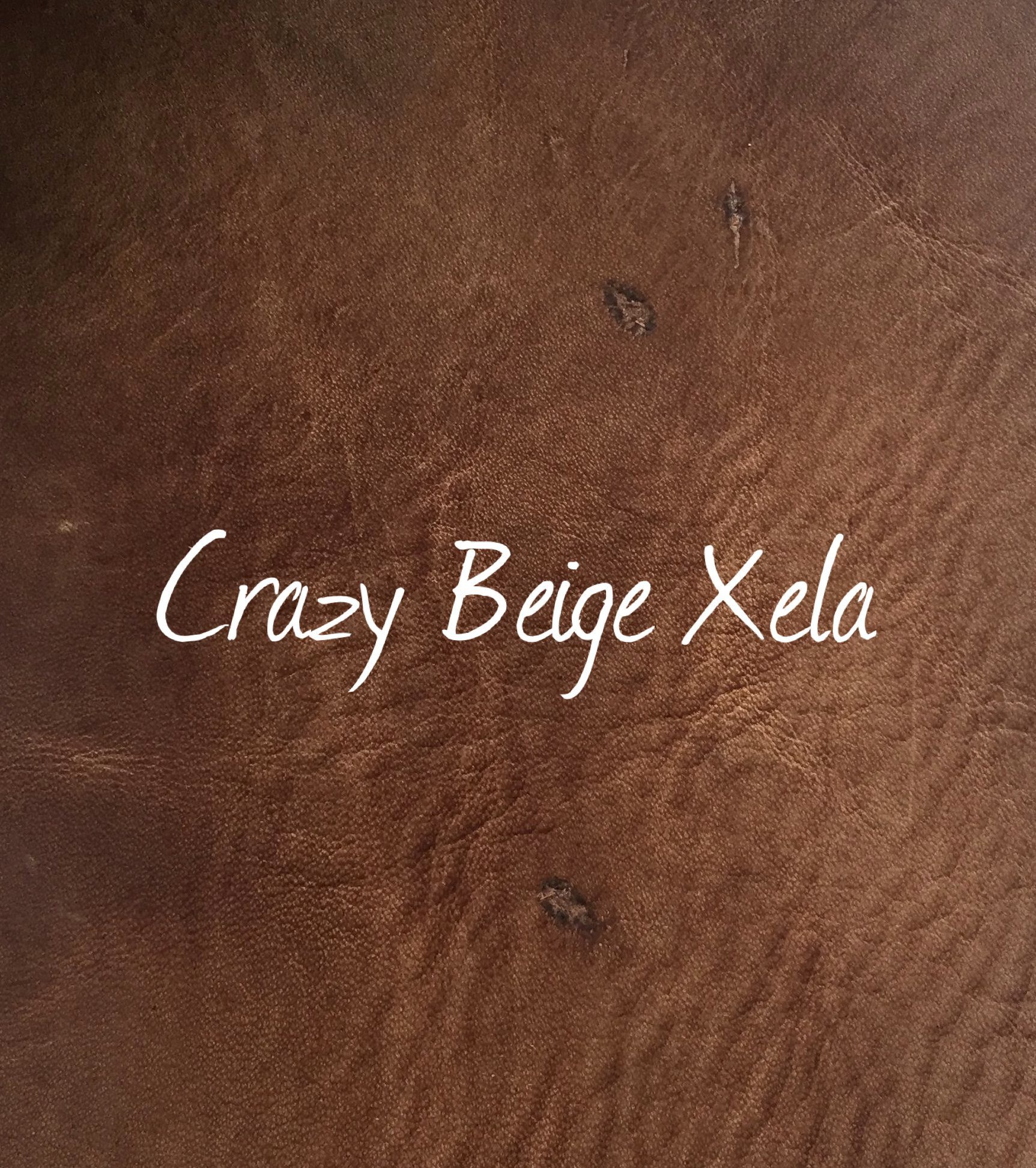 Leather Color Crazy Beige Xela