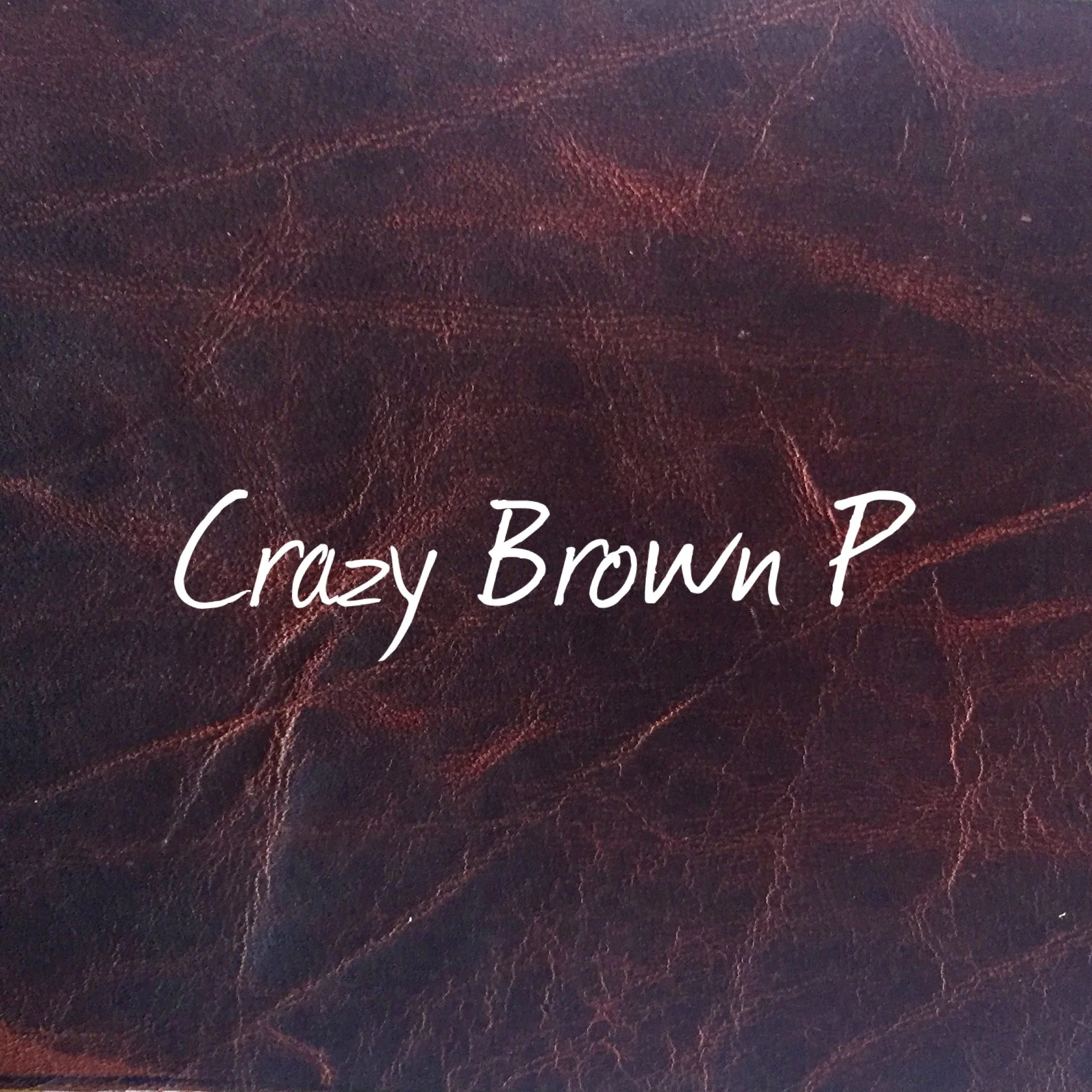 leather color crazy brown p