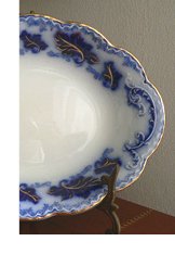 of Flow Blue china dish.