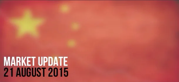 21/08/15: Market Update 1 - 21 August 2015
