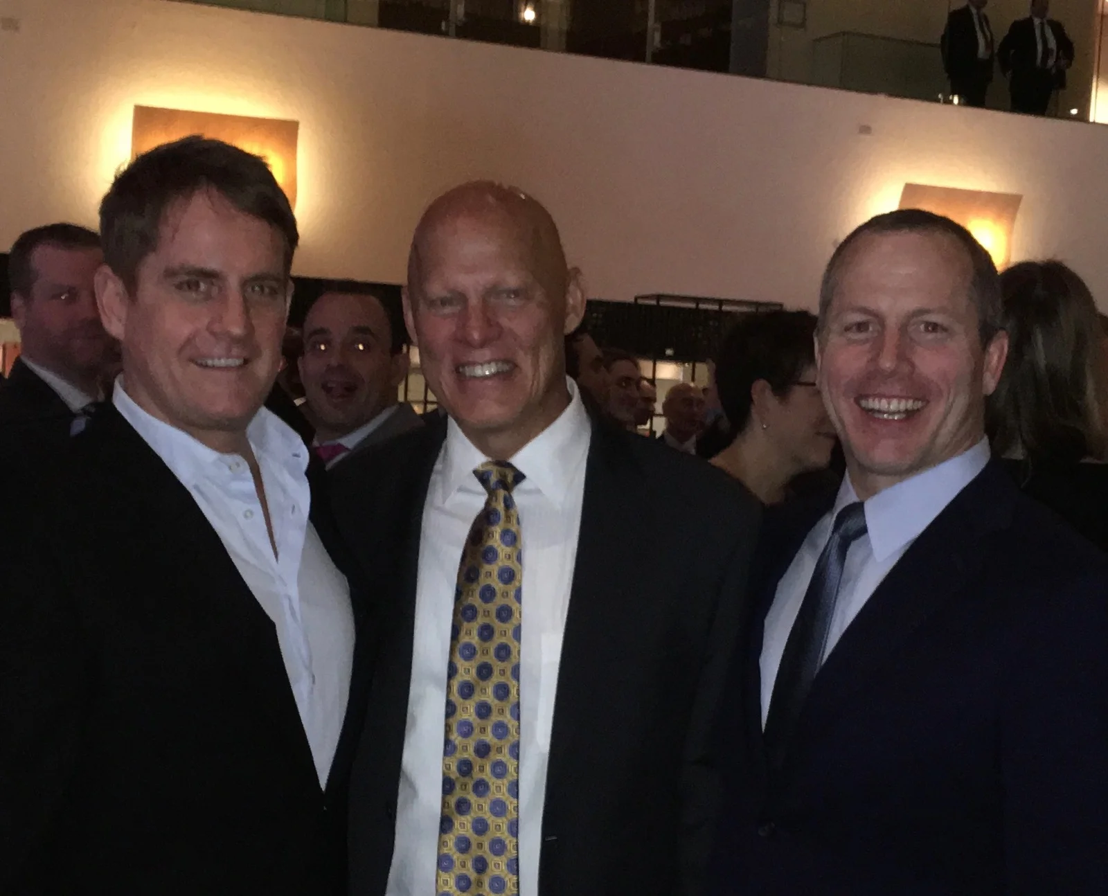 Erin Dutton and I with the former USSOCOM Deputy Commander, Vice Admiral (SEAL) Sean Pybus at the NYC Benefit Dinner