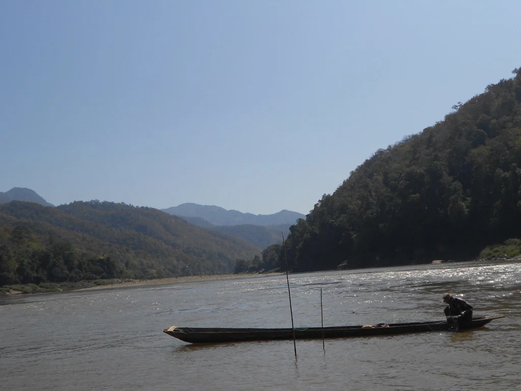 Fishing along the Salween River.