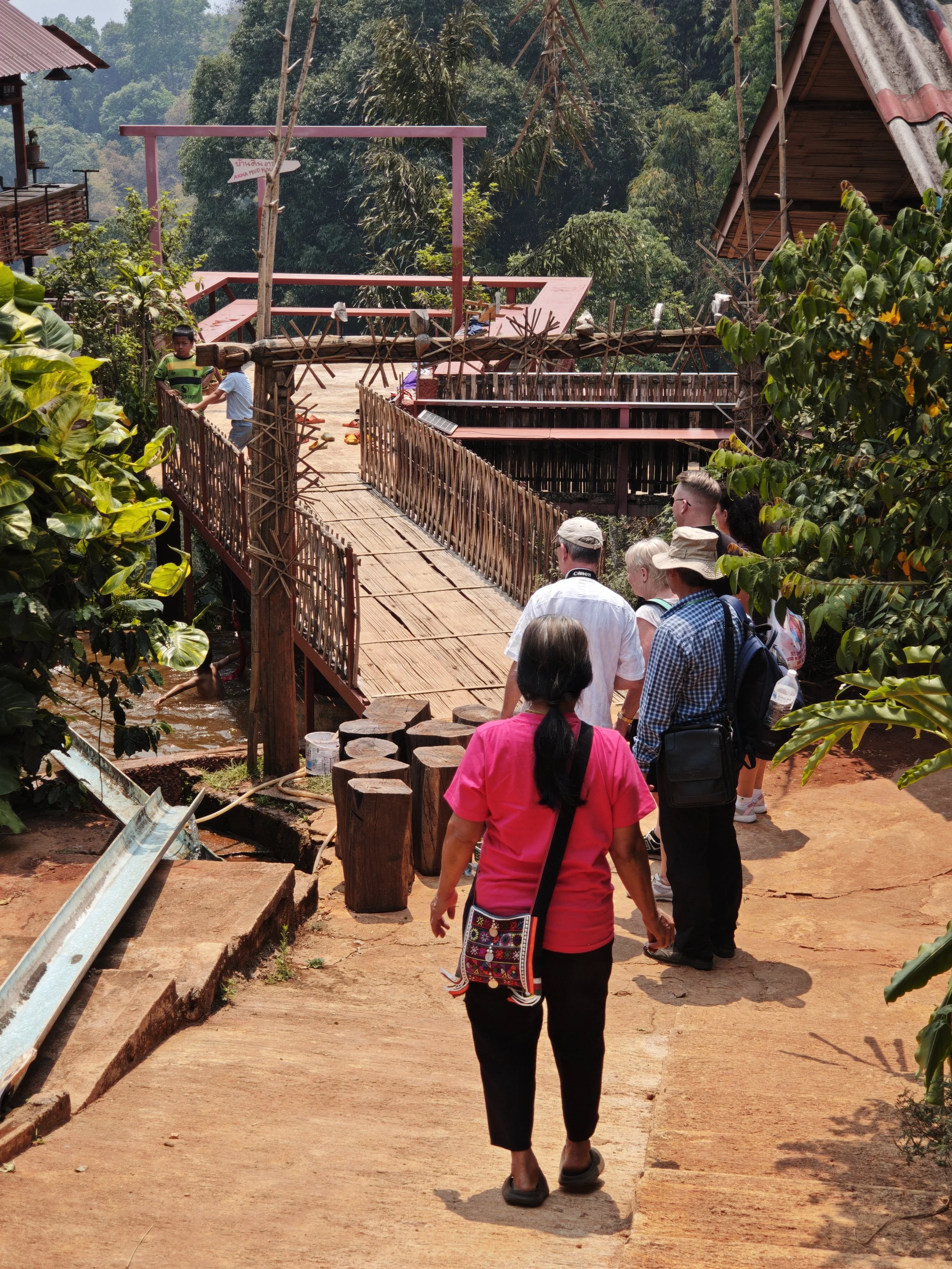Visiting Hloyo community in Chiang Rai Province, where community-based tourism fosters local well-being and joyful intergenerational connection. Credit: Xueying Mai/ Host: Local Alike