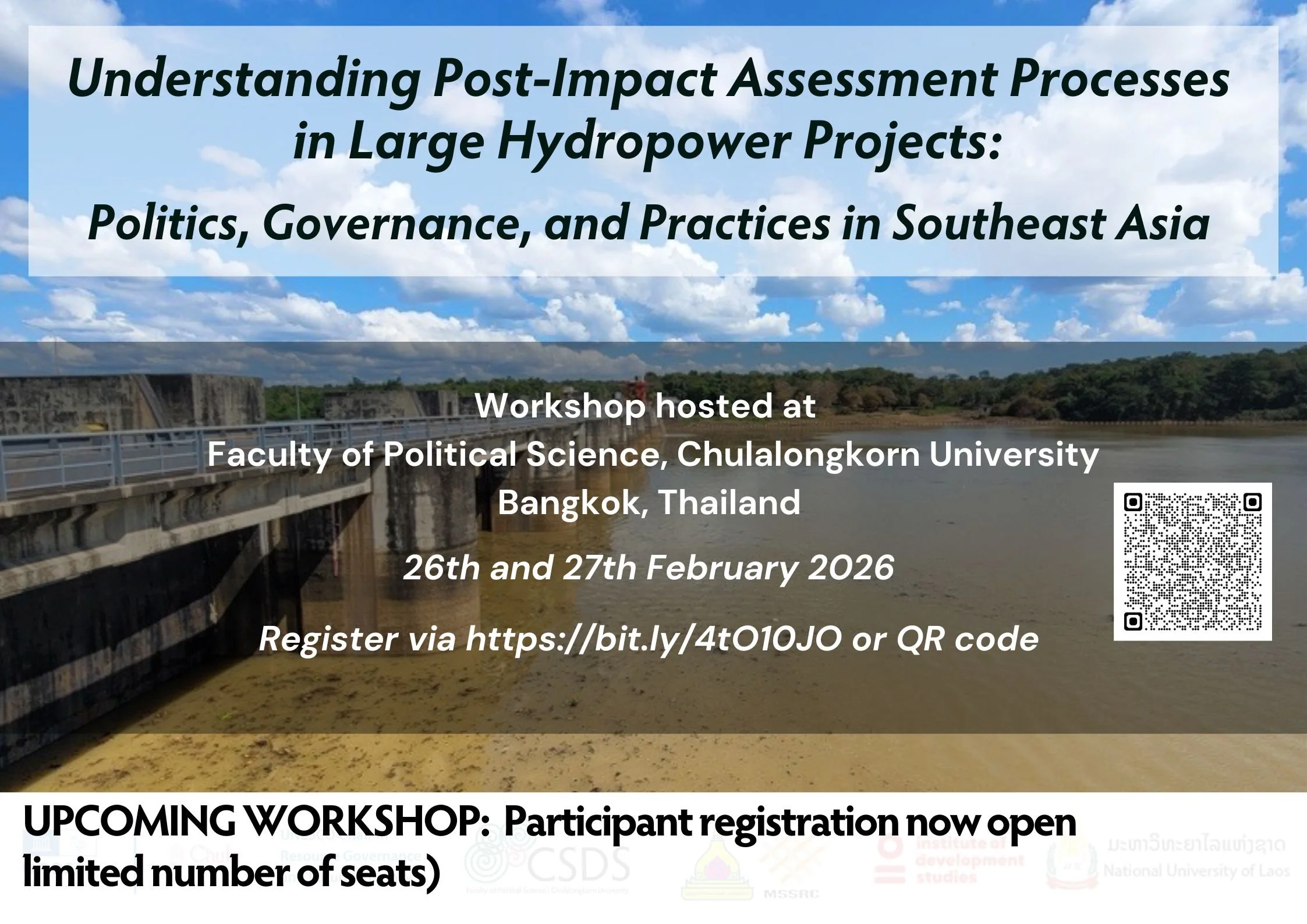 UPCOMING WORKSHOP: Open to participant registration - Understanding Post-Impact Assessment Processes in Large Hydropower Projects