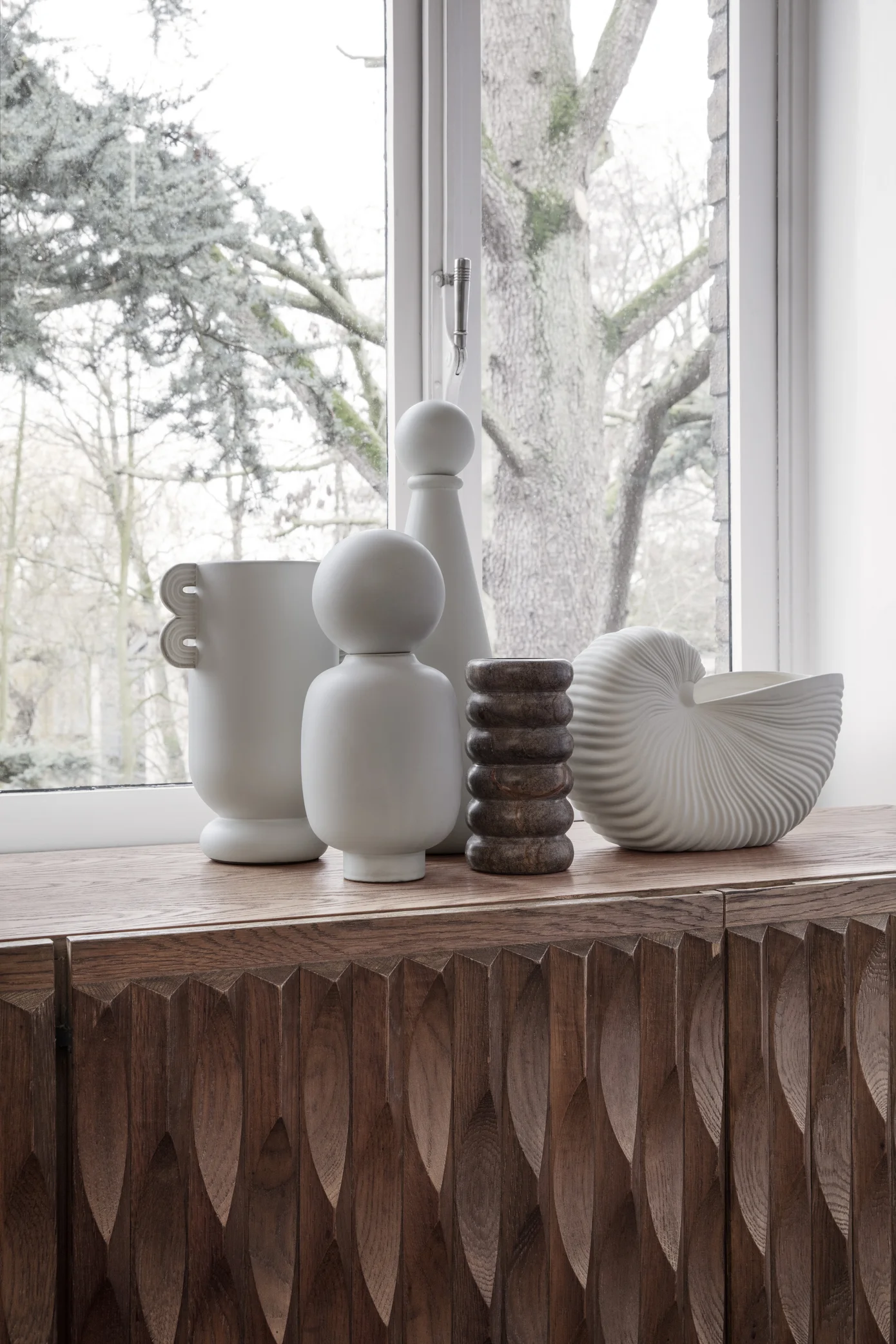Muses Vases and Bendum Vase from Ferm Living
