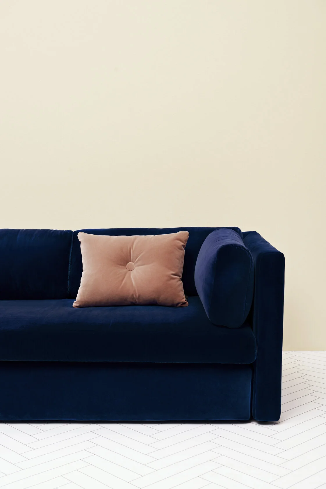 Hackney, Lola Navy_Dot Cushion Soft.jpg