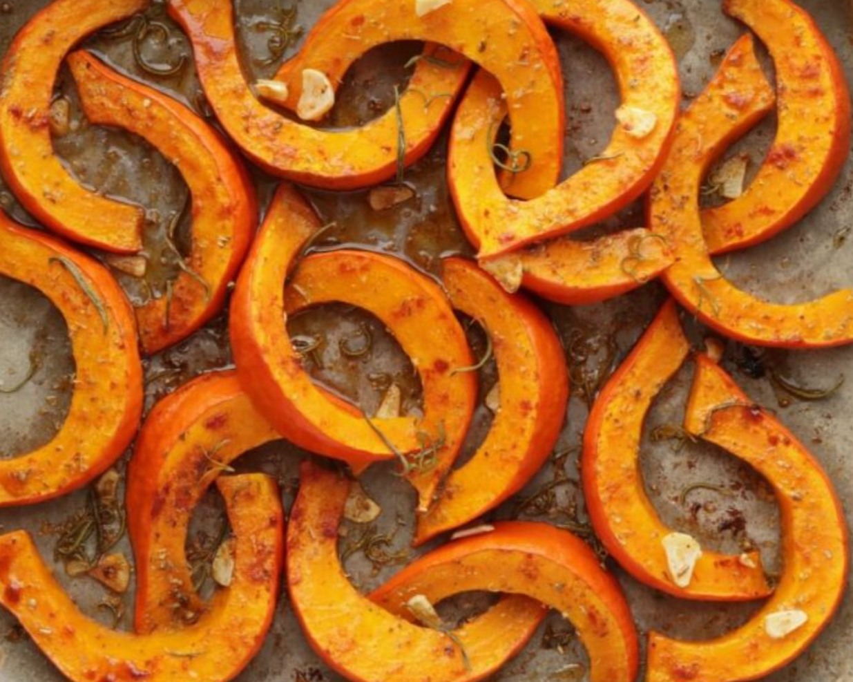 Roasted Red Kuri Squash  (v)