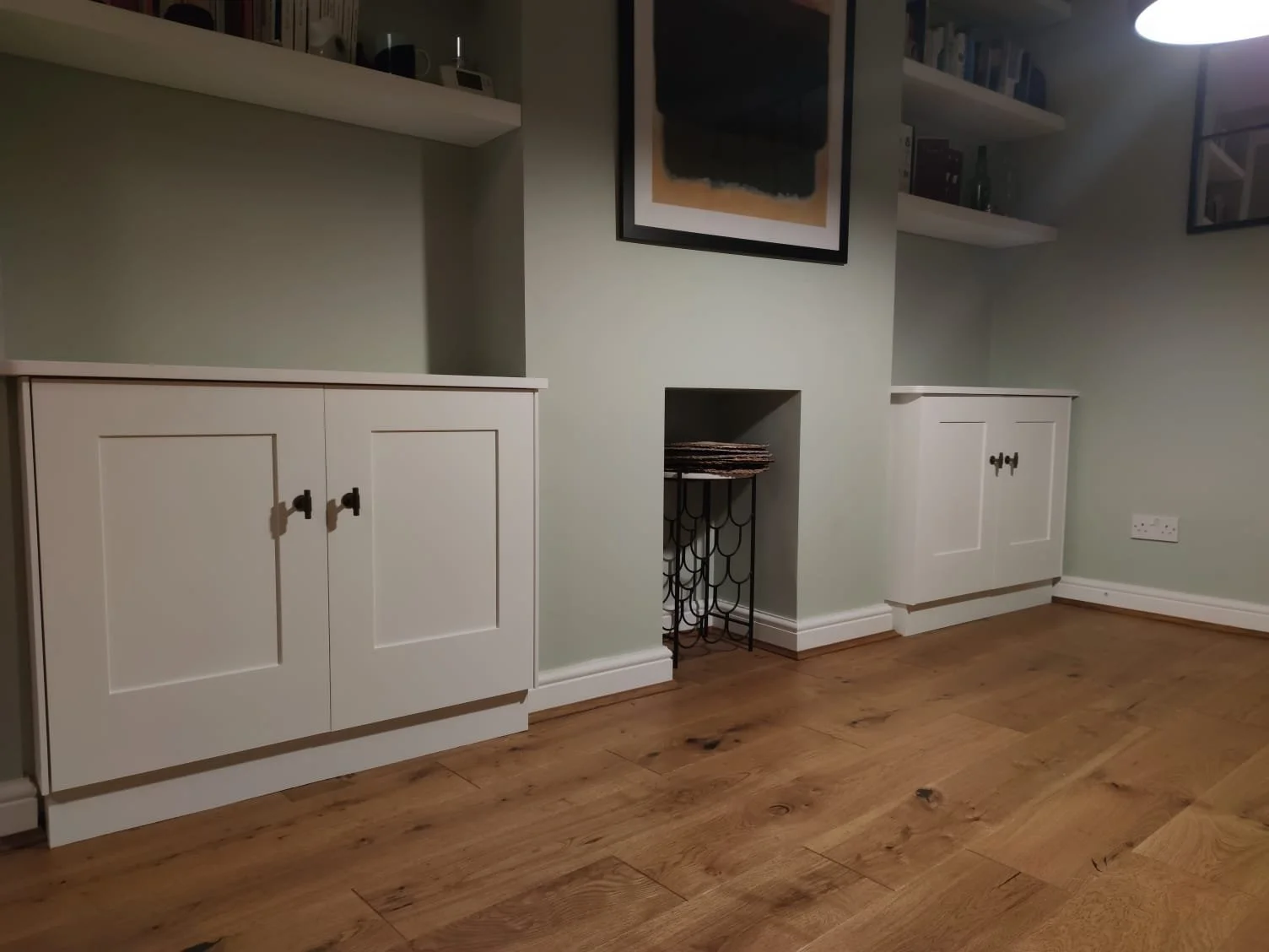 Bespoke fitted alcove units handmade in London & Kent