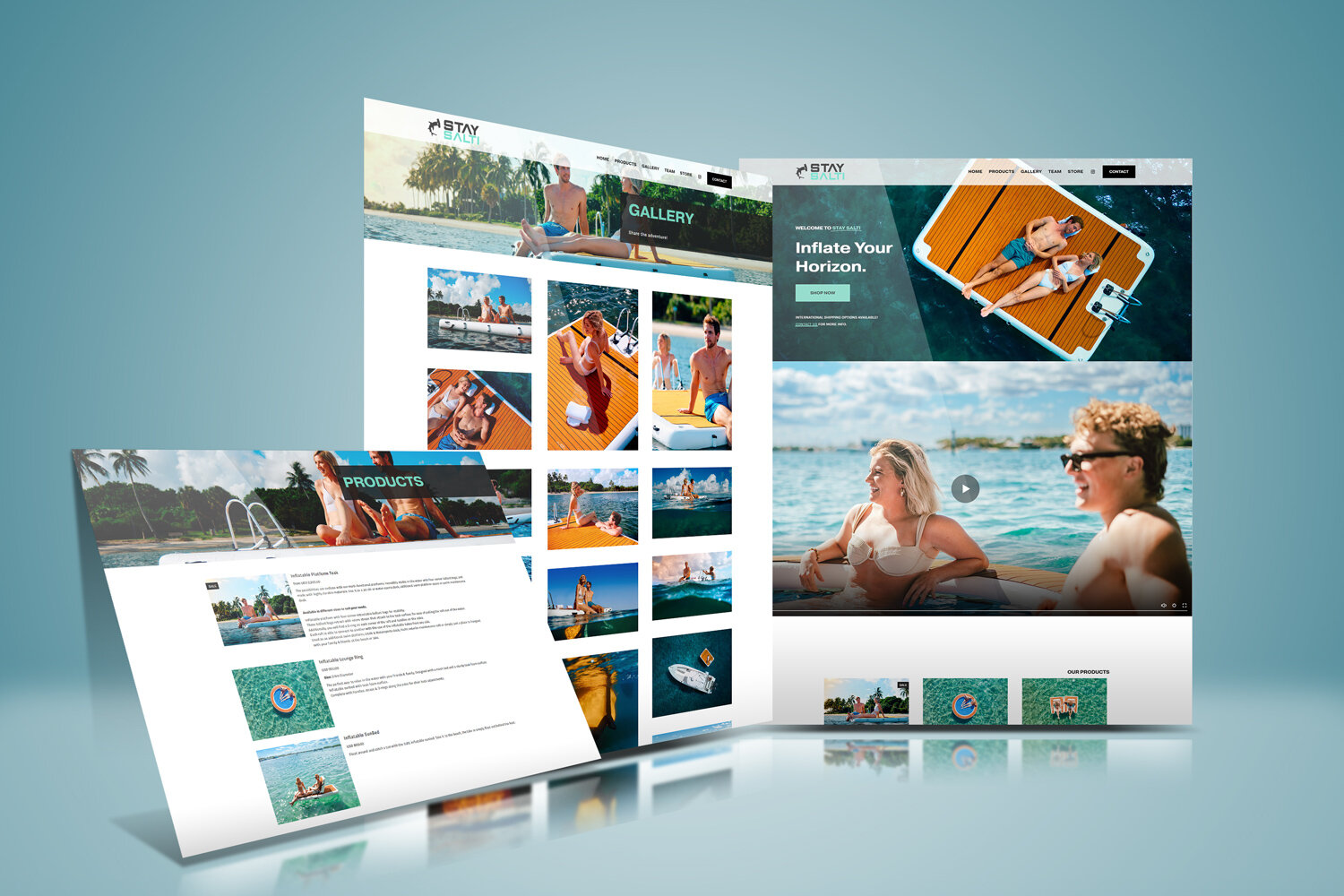 Your go-to for all things related to yacht inflatables, Stay Salti! 🚤🏖 
#WebDesign #DigitalAgency #ChaseeDesign