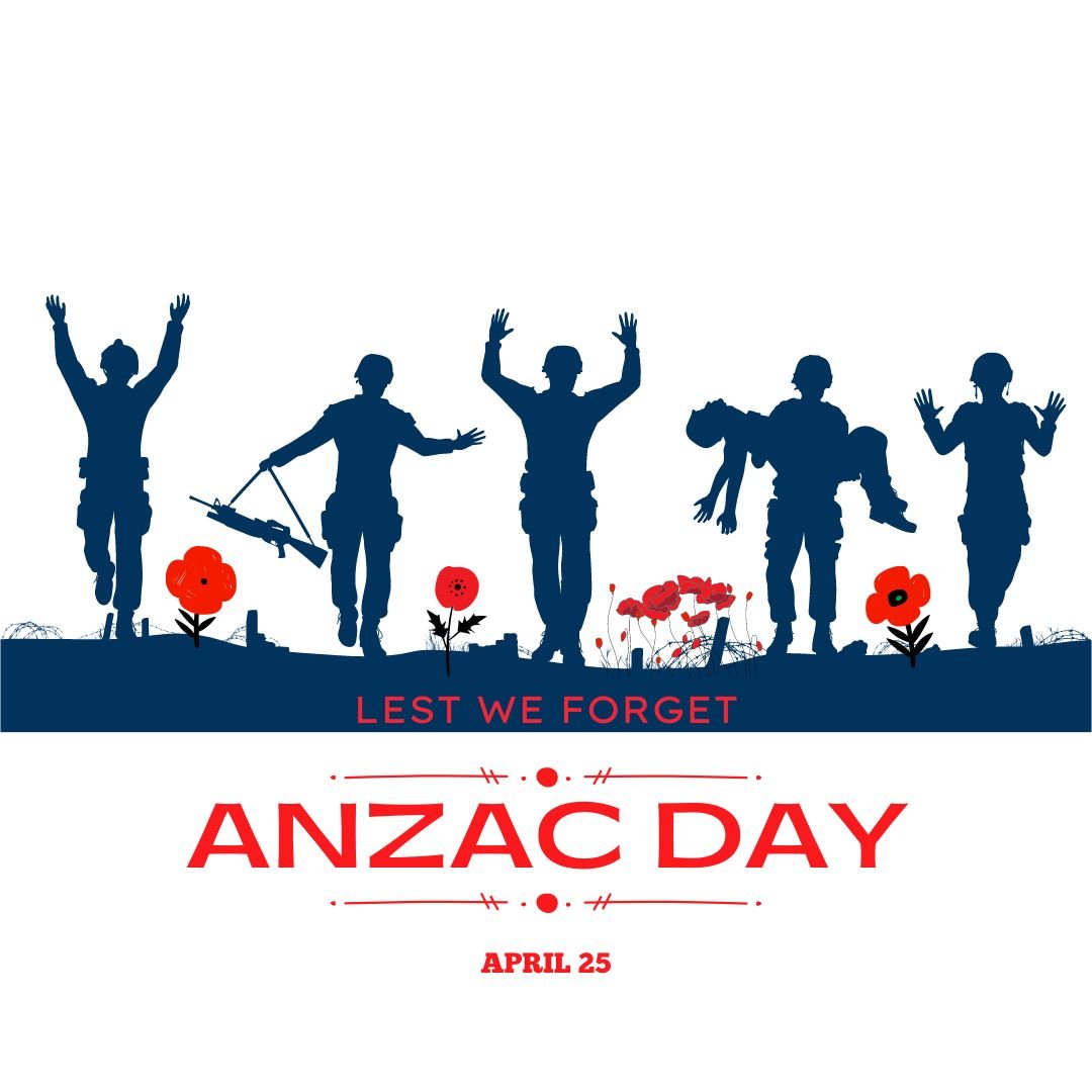 Lest we forget: Honoring courage, sacrifice, and the ANZAC spirit. 🙏