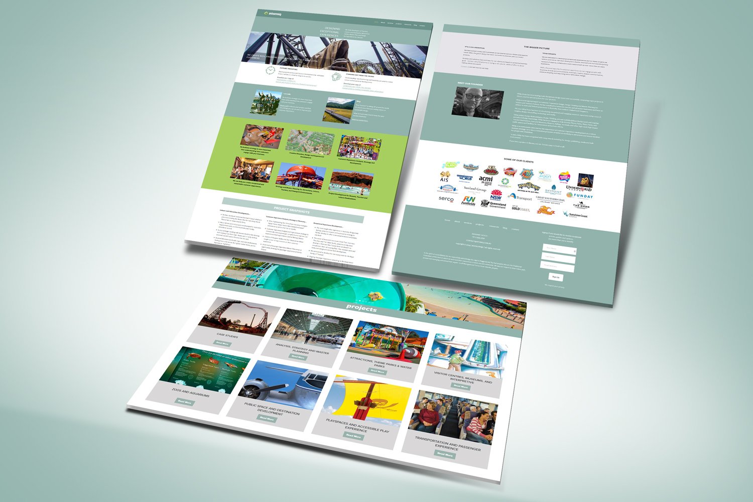 Showcasing our web design for Atomiq that works across a range of sectors including attractions, leisure, tourism, transport, and government advisory, with clients who rely on delivering exceptional experiences to their customers. Check them out! #We