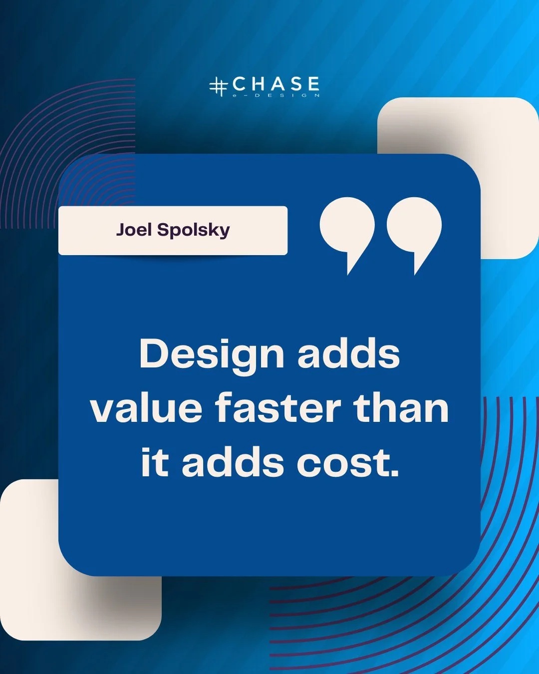 Good design isn&rsquo;t an expense &mdash; it&rsquo;s an investment in clarity, trust, and better business results. At Chase e-Design, we help small and medium businesses elevate their brand through modern web design, smart UX, and strategic SEO that