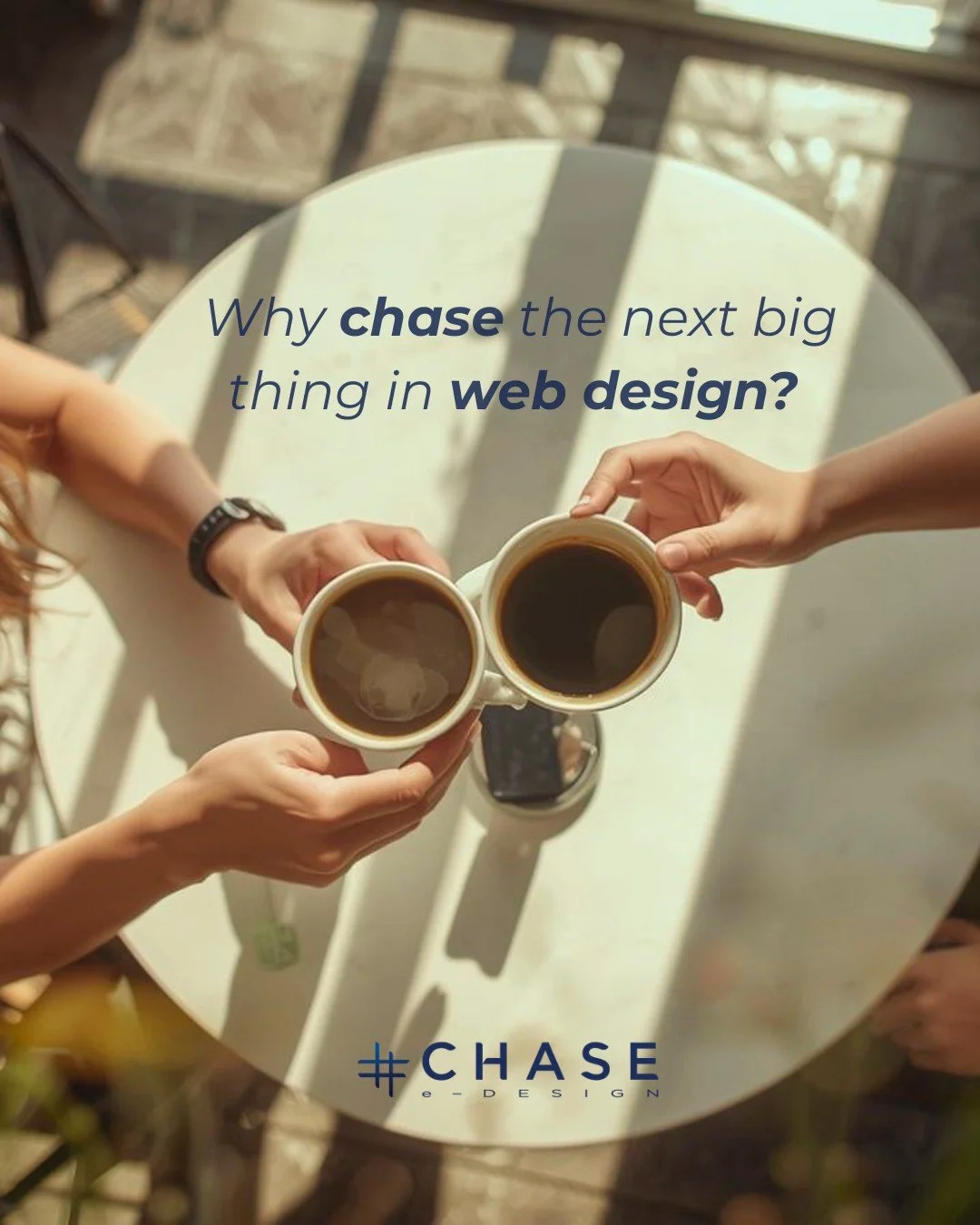 Why chase the next big thing in web design? 🤔

Because your website sets expectations&mdash;just like a great caf&eacute;. If it feels outdated, hard to navigate, or disconnected from your brand, users won&rsquo;t stay long.

Modern website design, 