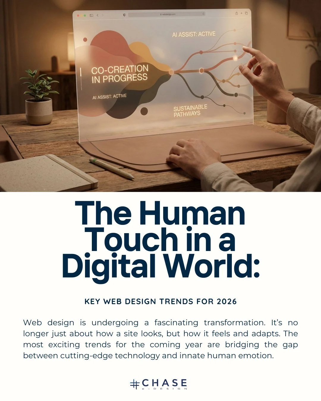 🎨 2026 is the year design gets personal 💫

In a world obsessed with automation and AI, the websites that truly stand out will be the ones that feel human &mdash; warm, adaptive, and emotionally engaging. From AI as co-designer to organic visuals, h