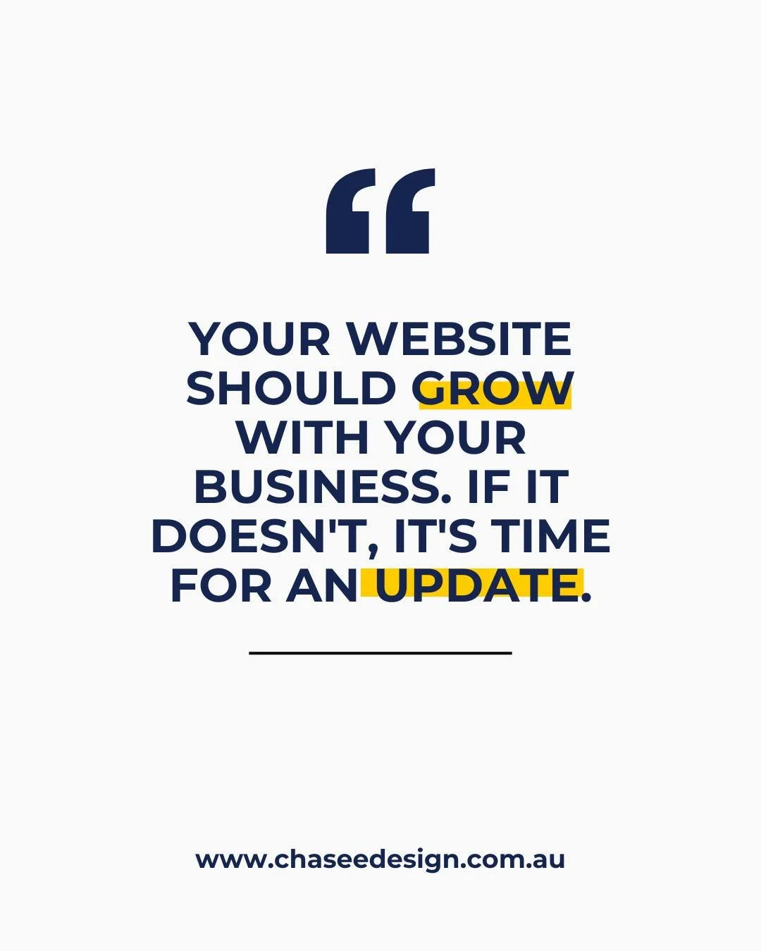 Your website should grow with your business. If it doesn't, it's time for an update.

Let us know how we can help! Comment UPGRADE 👇

#WebsiteUpdate #WebDesign #DigitalPresence
