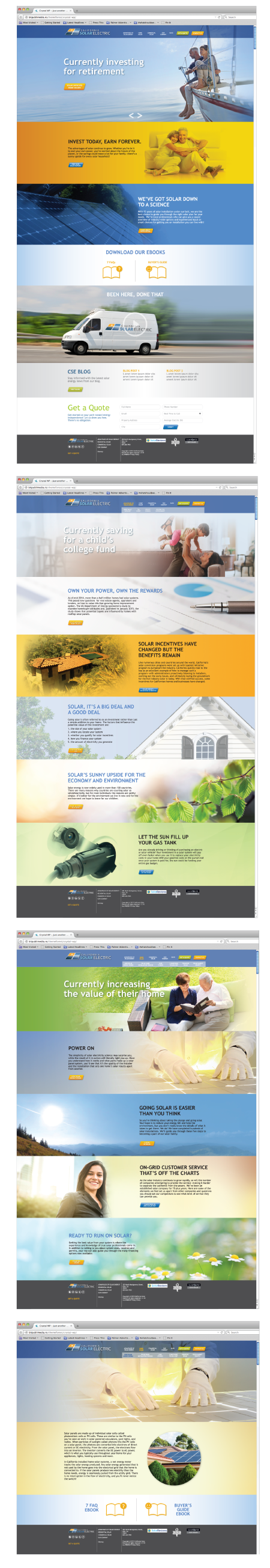 California Solar Electric website