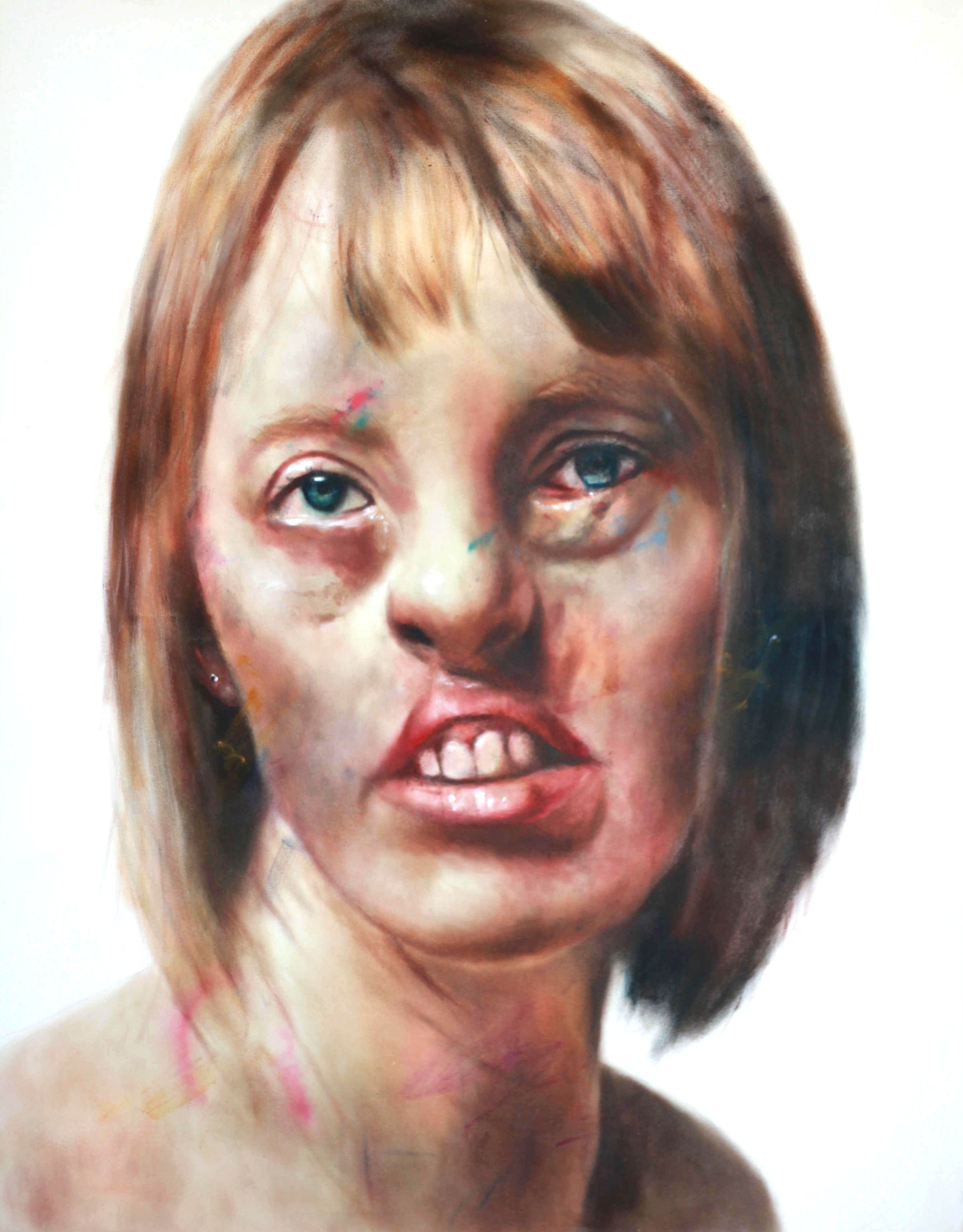  Amanda, 208x150cm, oil on canvas Stolen Faces series 