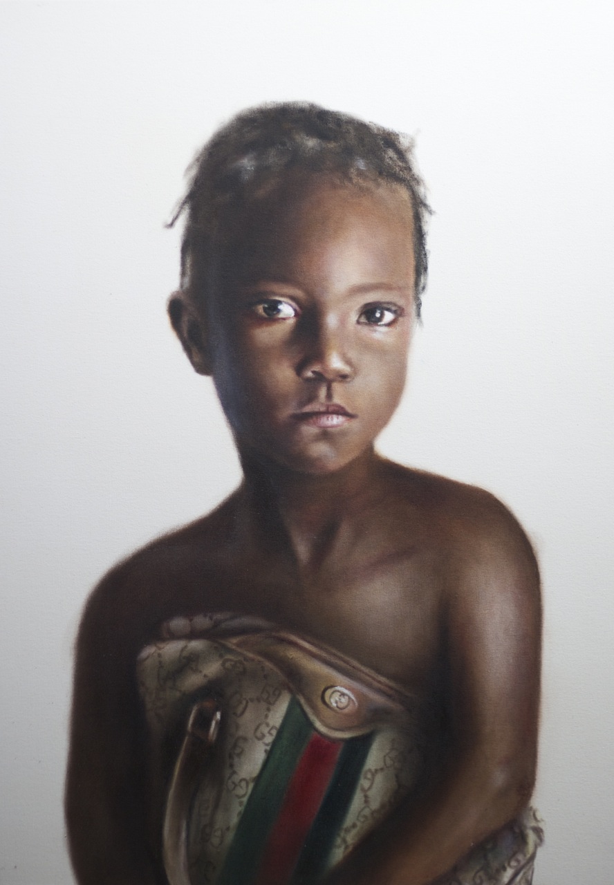  Nakaia, oil on canvas SOLD to George Lucas  Brand for Life series 