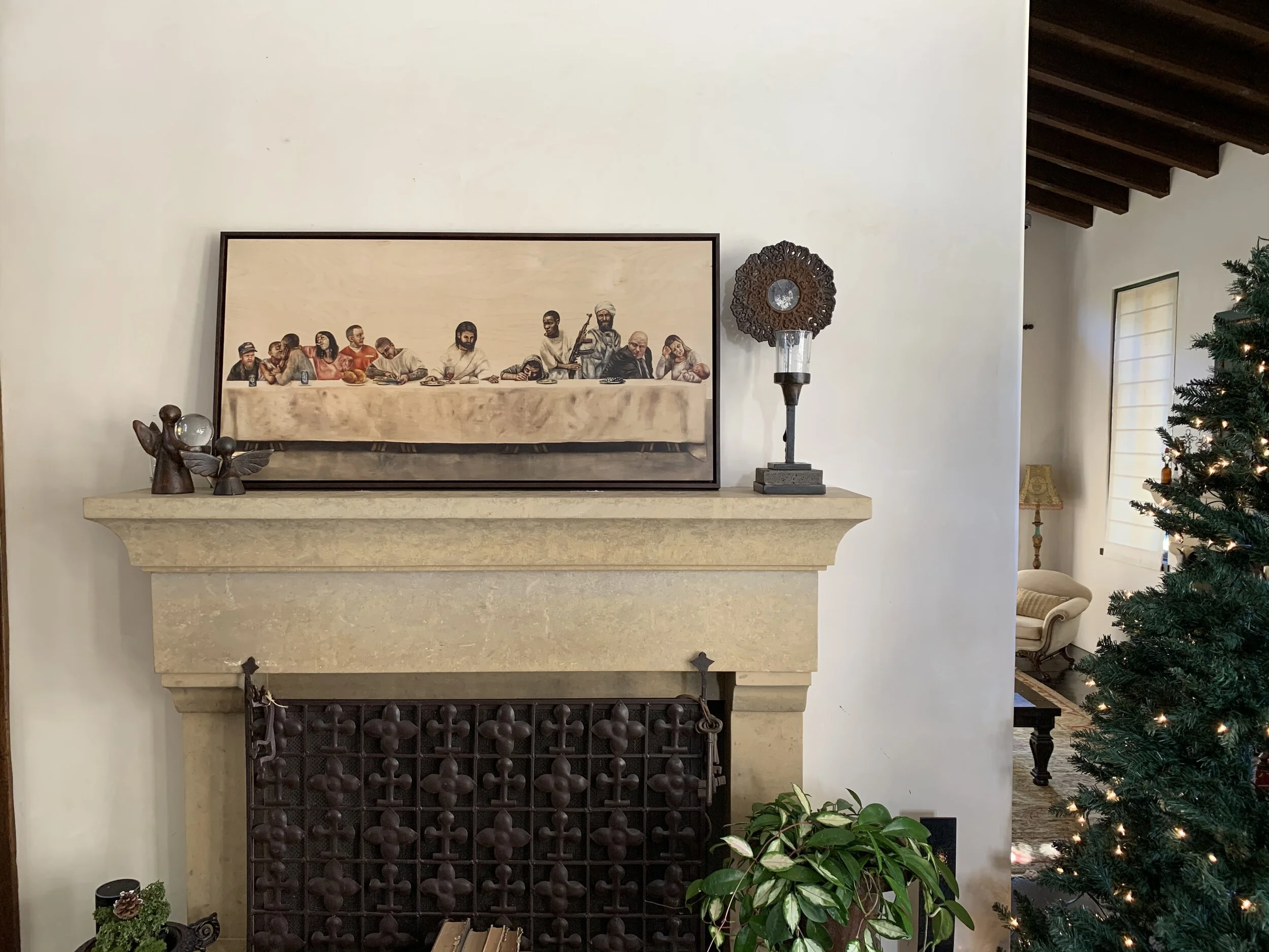 Last Supper Birch wood print $1500