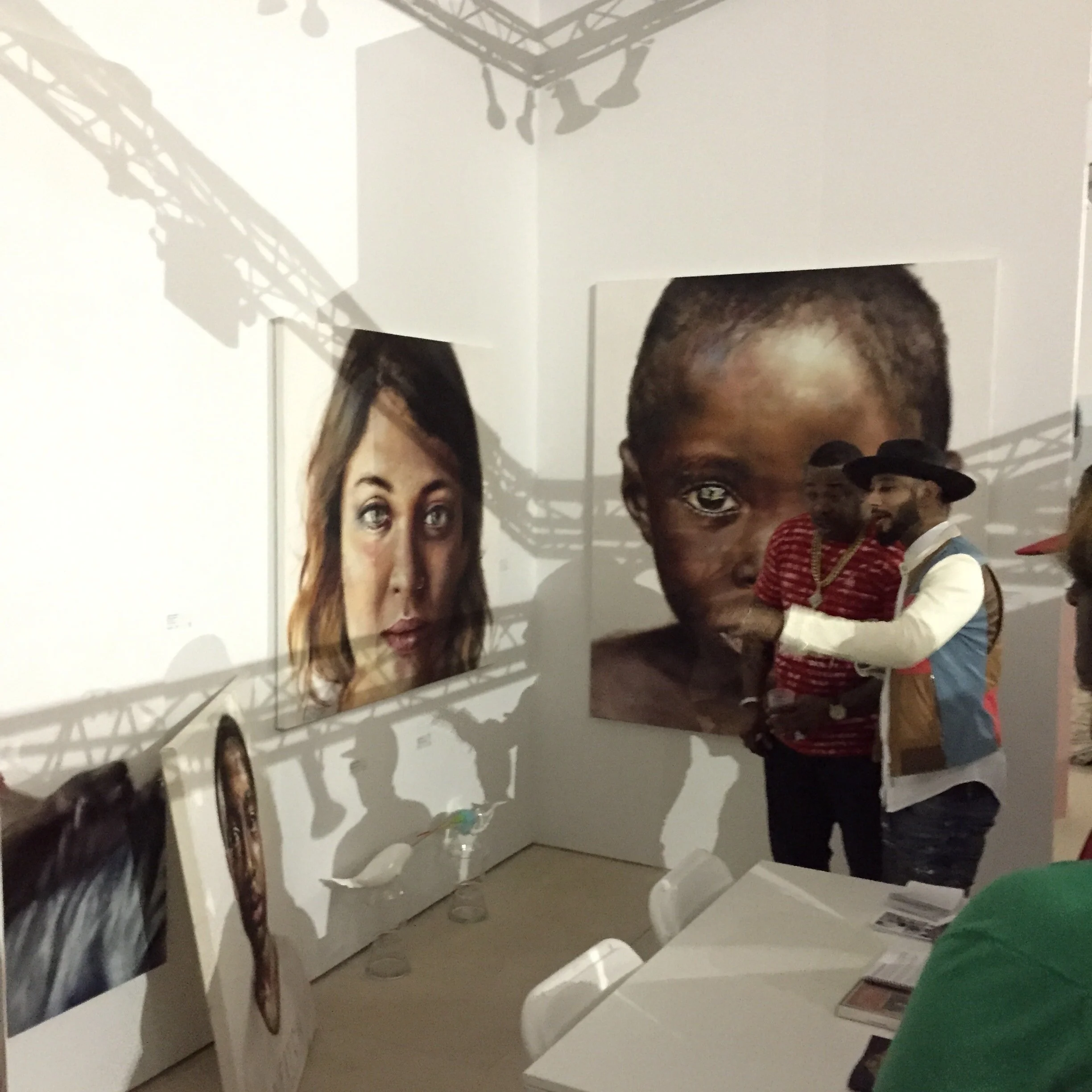 Busta Rhymes and Swizz Beatz talking about my paintings