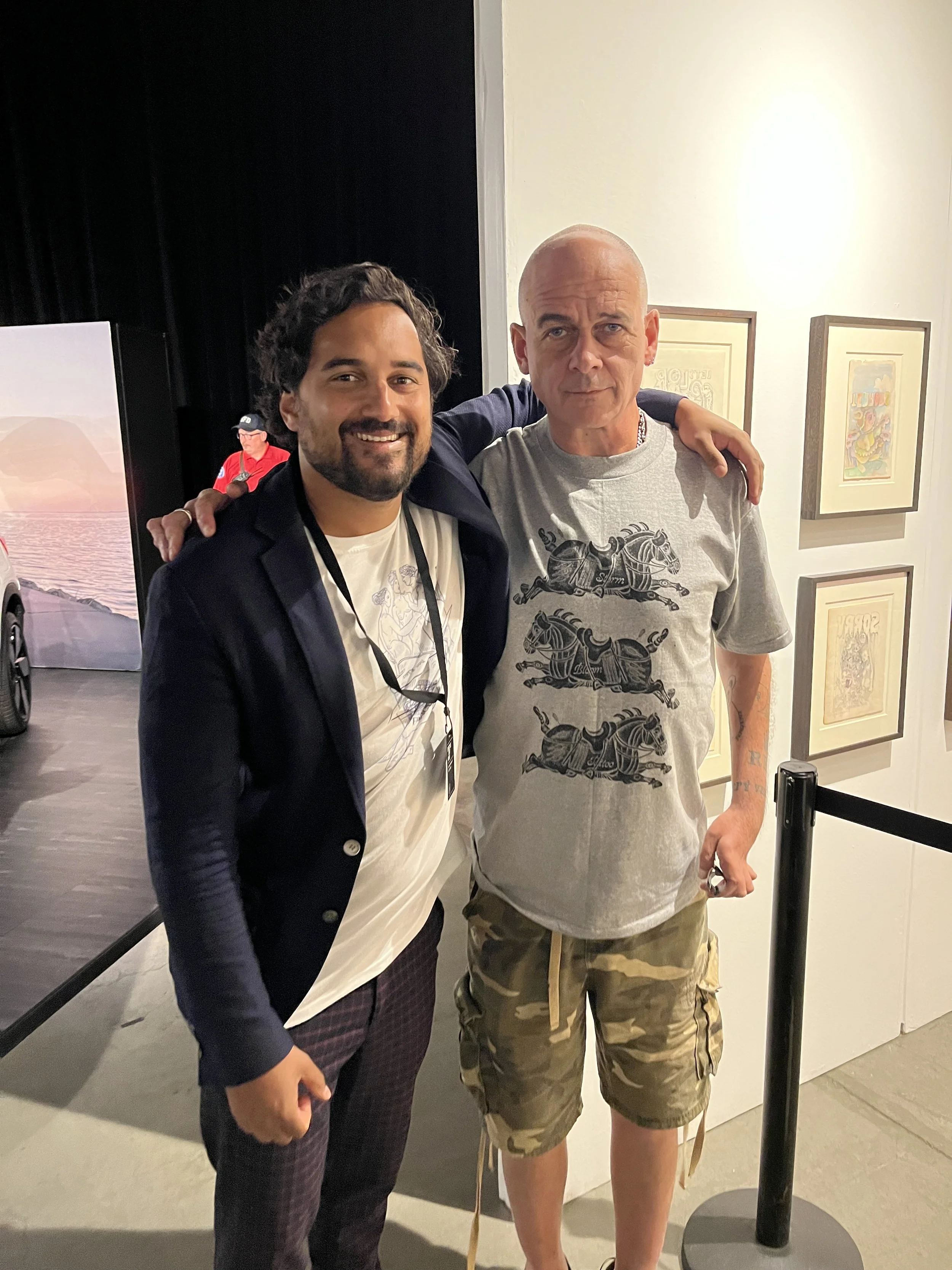 Dinos Chapman exhibiting next to me in Seattle 