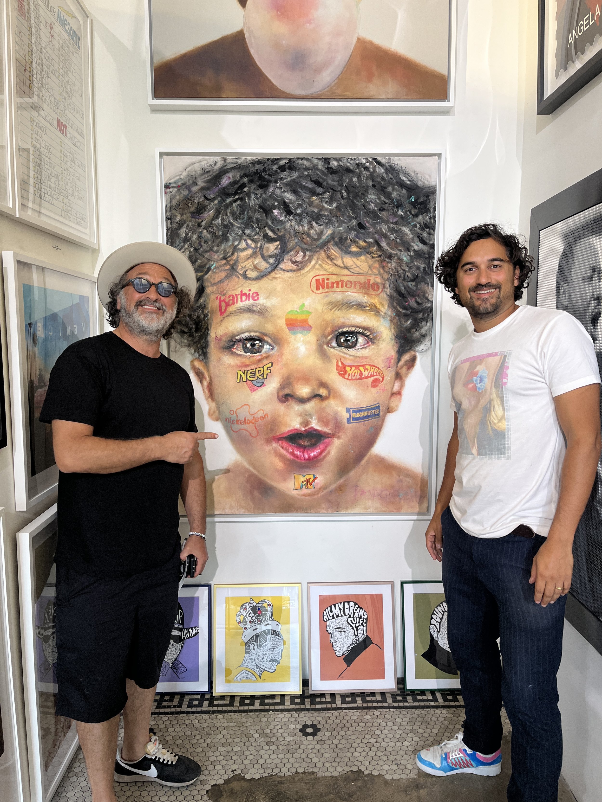 Mr Brainwash in my gallery