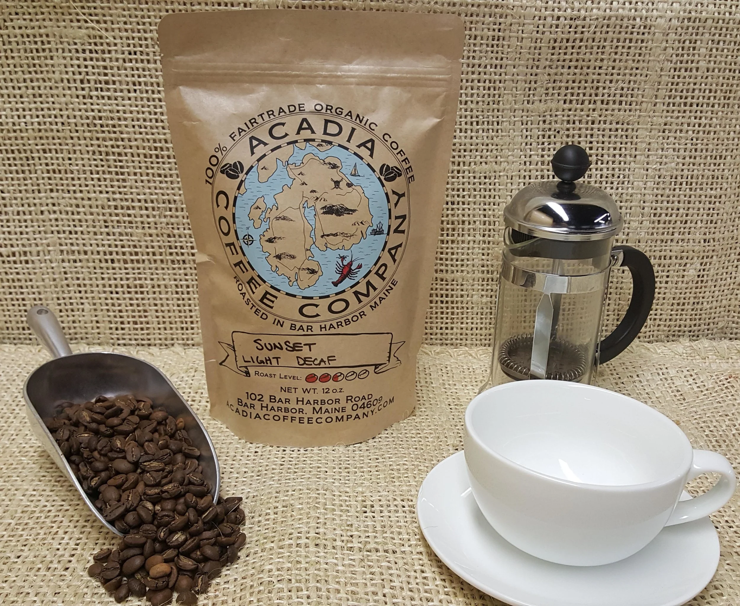 "Sunset" Decaf Coffee - Medium/Light Roast