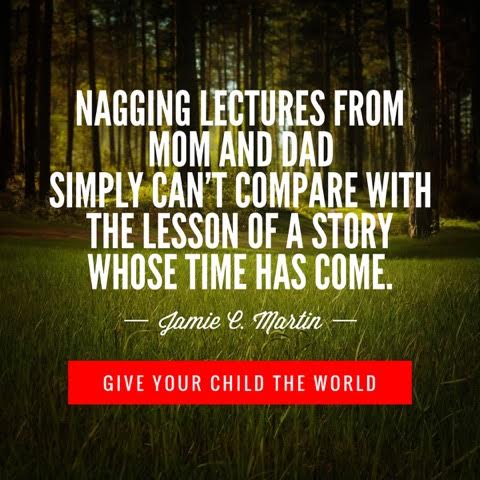 Giving children an appetite for great stories helps all of us to engage in thoughts beyond our own realm, and increases our wisdom for life.