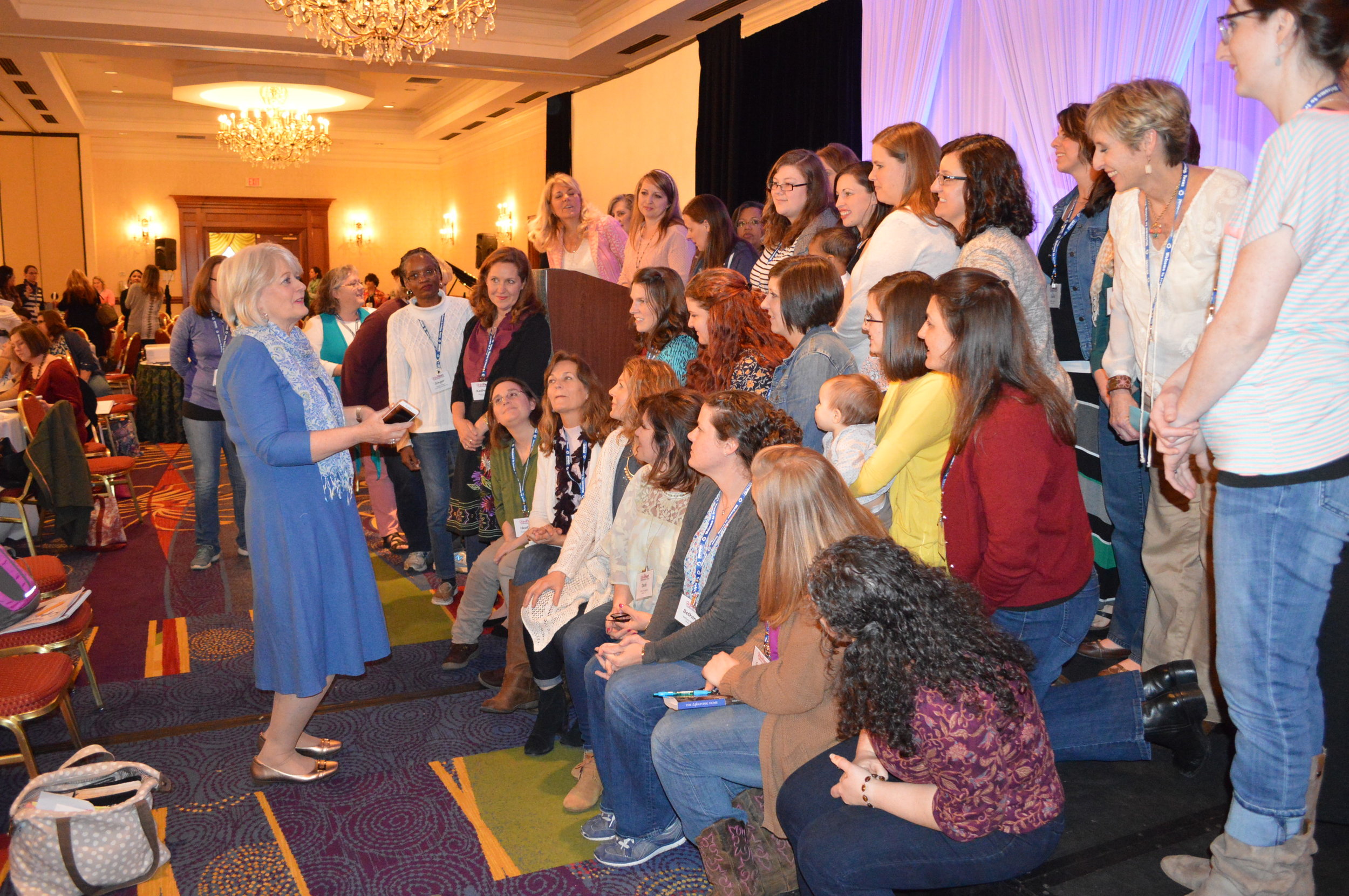 Sweet friends gathered from the Life Giving Home Launch Team!