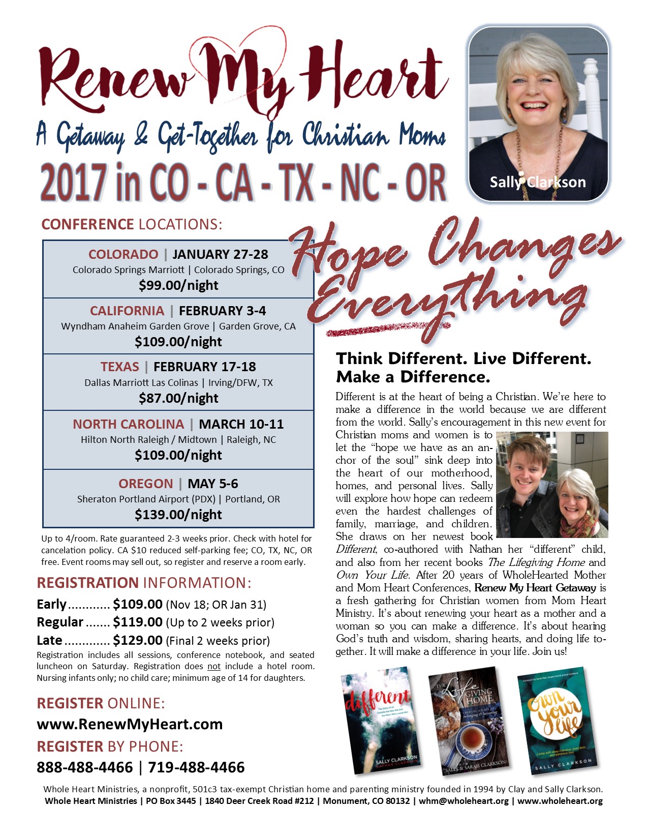 Can't wait to see many of you in Dallas at the Renew My Heart Conference. There is still time to register. 