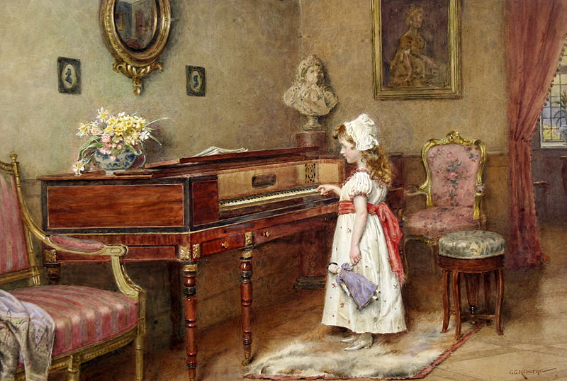 Banging around on a piano does not a musician make! But it is a start. 