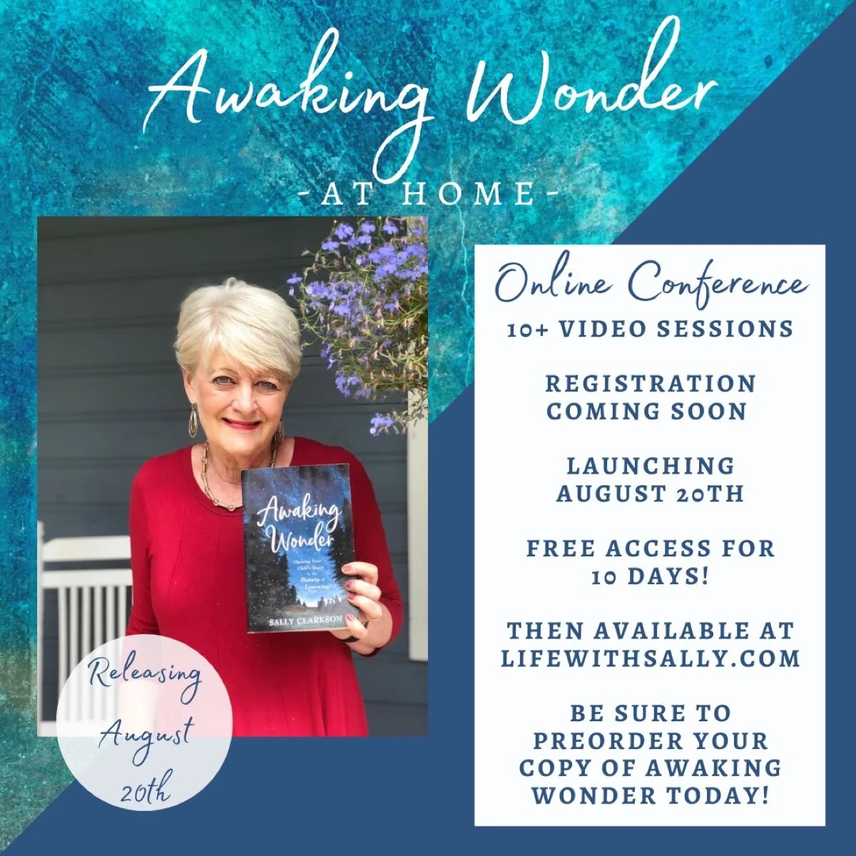 Awaking Wonder At Home Together: Register THURSDAY, AUGUST 13