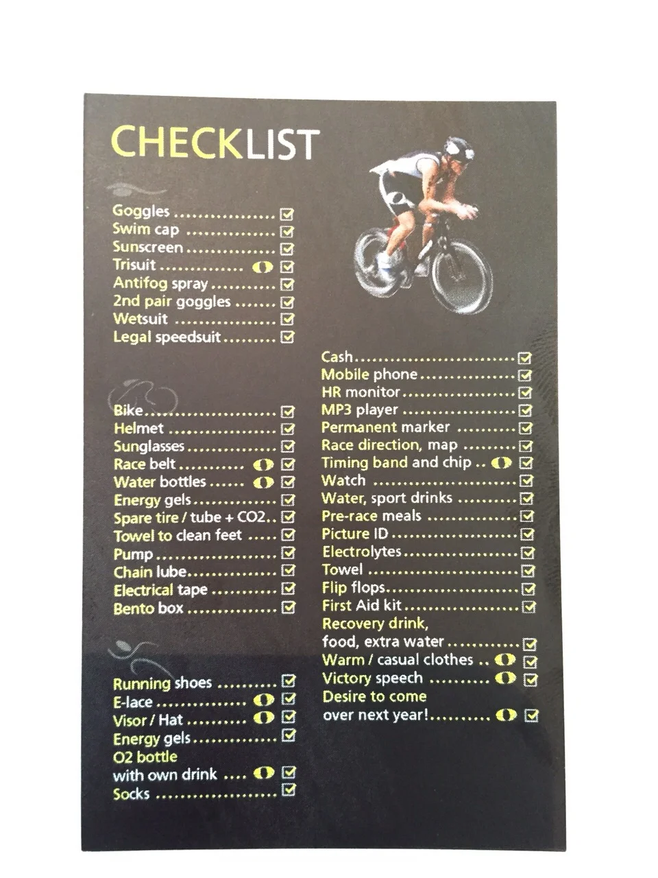 All you need in Triathlon