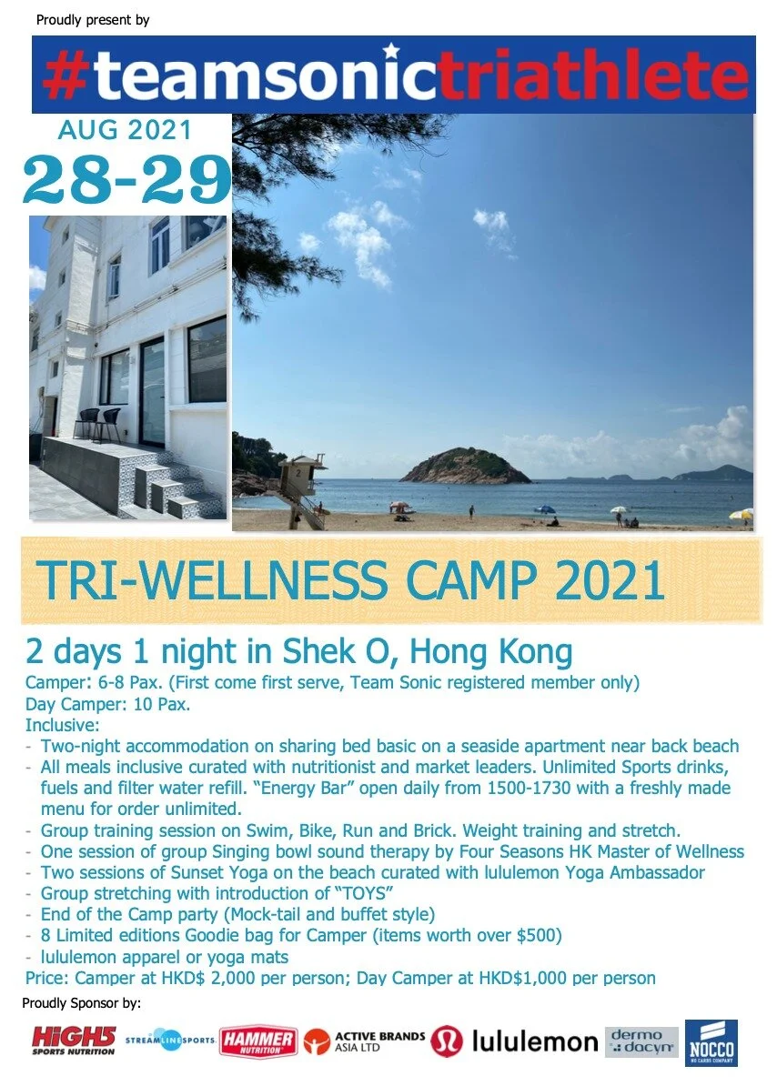 Sonic Tri Wellness Camp 2021 wrap up