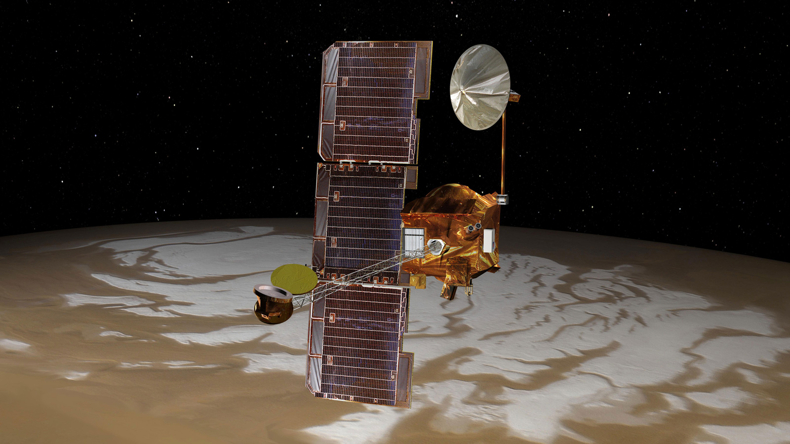 Artist’s Concept of the Mars Odyssey NASA/JPL