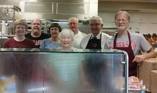 Serving at Matt Talbot, August 2017