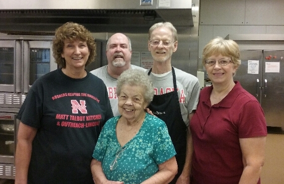 Serving at Matt Talbot, September 2017
