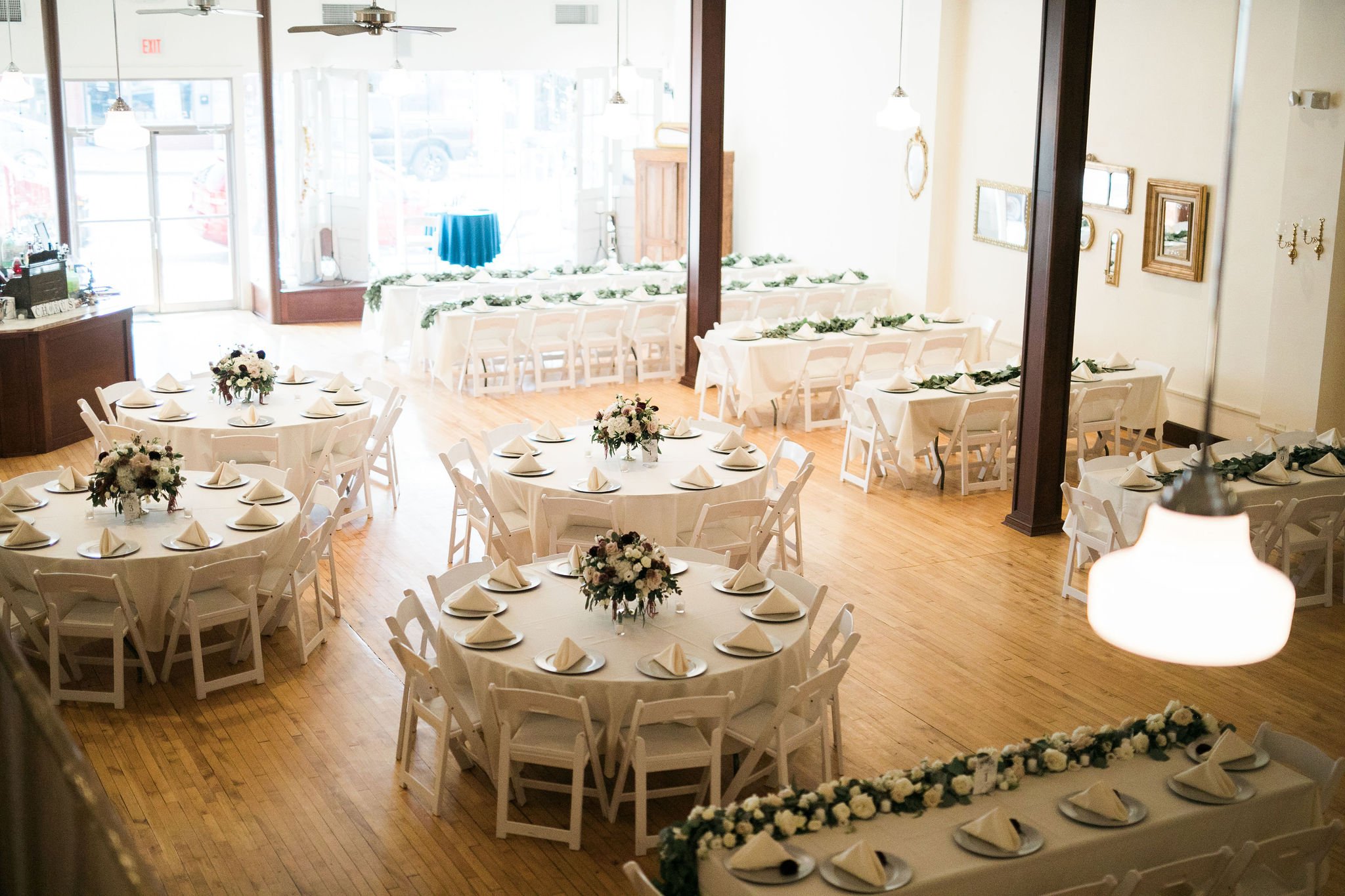 Stoughton Wedding Venue Reception Tables