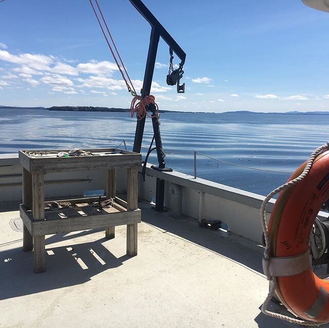 The recent sunshine has us reminiscing about sunny days out on our research vessel, the Melosira.  We&rsquo;re hoping to have the vessel out on Lake Champlain again soon.

#fieldwork #research #sunshine #lakechamplain #bluesky 📷 credit: @cass_wolfan